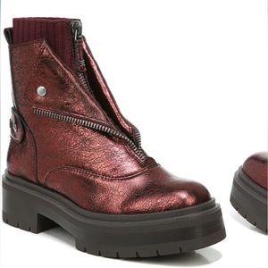 Sam Edelman Linda Layered Boots. Size 7 in color “Bordeaux”.